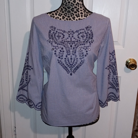 Liz clairbone blouse size small - Picture 1 of 11